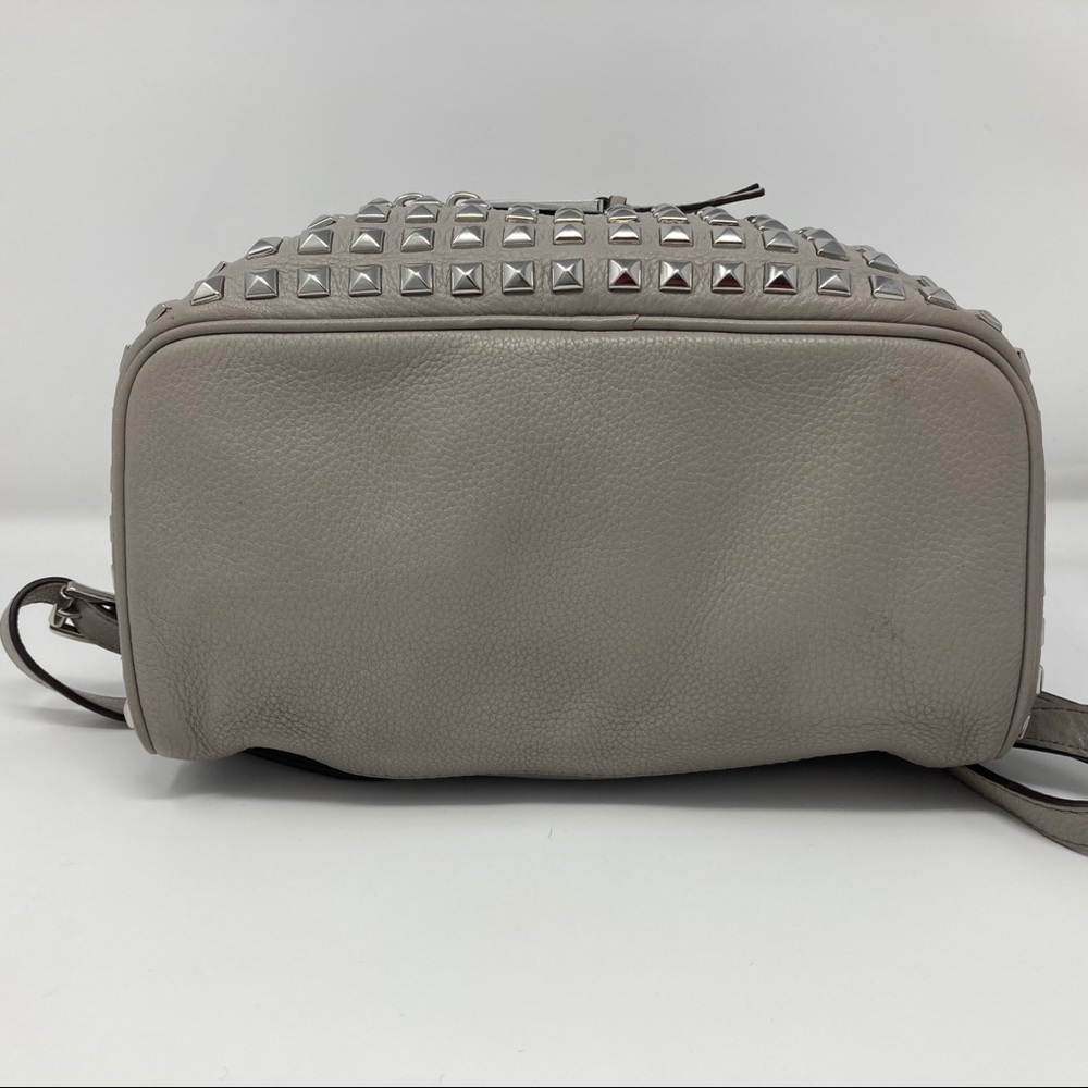 Michael Kors gray studded Rhea backpack - Picture 5 of 6